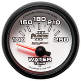 Autometer Phantom II 52.4mm SSE 100-250 Deg F Water Temperature Gauge AutoMeter Gauges  AXOPROS