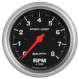 Autometer Sport-Comp 3-3/8 inch 8000 RPM Electronic In Dash Tach AutoMeter Gauges  AXOPROS