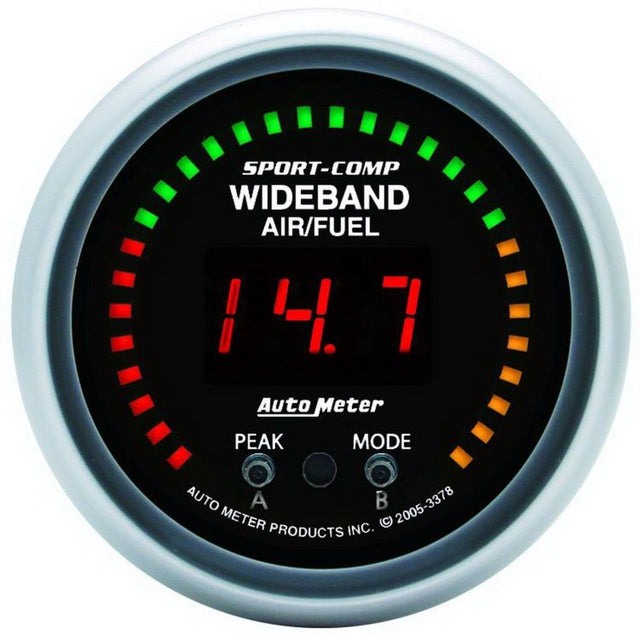Autometer Sport-Comp 52mm Wideband Air/Fuel Gauge AutoMeter Gauges  AXOPROS