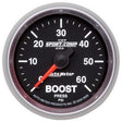 Autometer Sport-Comp II Mechanical 52mm 0-60 PSI Mechanical Boost Gauge AutoMeter Gauges  AXOPROS