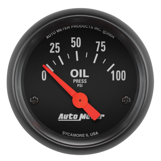 Autometer Z-Series 52mm 0-100PSI Oil Pressure Gauge AutoMeter Gauges  AXOPROS