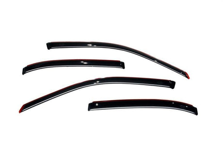 AVS 01-05 Honda Civic Ventvisor In-Channel Front & Rear Window Deflectors 4pc - Smoke AVS Wind Deflectors  AXOPROS