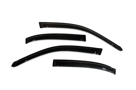 AVS 01-05 Honda Civic Ventvisor Outside Mount Window Deflectors 4pc - Smoke AVS Wind Deflectors  AXOPROS