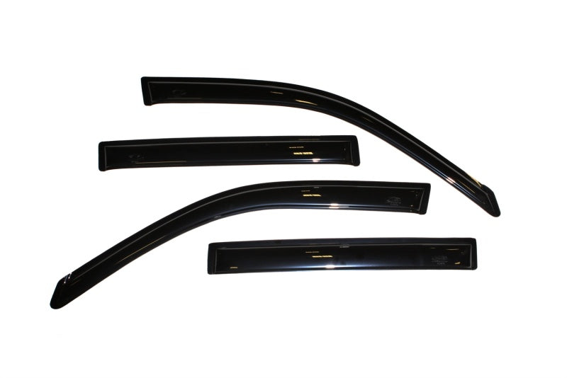 AVS 01-07 Toyota Highlander Ventvisor Outside Mount Window Deflectors 4pc - Smoke AVS Wind Deflectors  AXOPROS