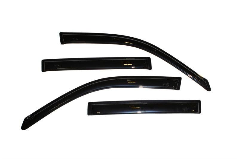 AVS 01-07 Toyota Highlander Ventvisor Outside Mount Window Deflectors 4pc - Smoke AVS Wind Deflectors  AXOPROS