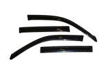 AVS 01-07 Toyota Highlander Ventvisor Outside Mount Window Deflectors 4pc - Smoke AVS Wind Deflectors  AXOPROS