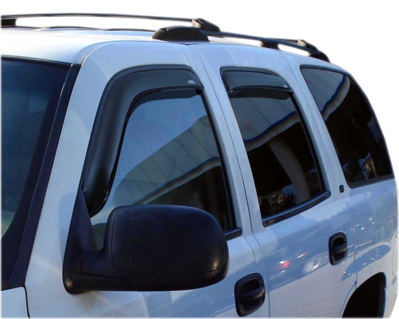 AVS 02-06 Cadillac Escalade Ventvisor In-Channel Front & Rear Window Deflectors 4pc - Smoke AVS Wind Deflectors  AXOPROS