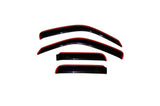 AVS 02-07 Jeep Liberty Ventvisor In-Channel Front & Rear Window Deflectors 4pc - Smoke AVS Wind Deflectors  AXOPROS