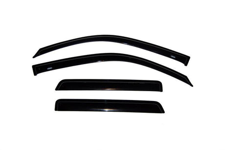 AVS 02-09 Chevy Trailblazer Ventvisor Outside Mount Window Deflectors 4pc - Smoke AVS Wind Deflectors  AXOPROS