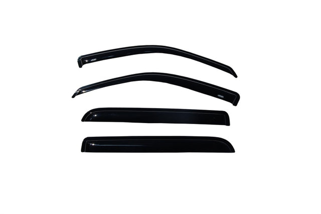 AVS 02-10 Ford Explorer (4 Door) Ventvisor Outside Mount Window Deflectors 4pc - Smoke AVS Wind Deflectors  AXOPROS