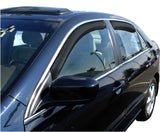 AVS 03-07 Honda Accord Ventvisor In-Channel Front & Rear Window Deflectors 4pc - Smoke AVS Wind Deflectors  AXOPROS