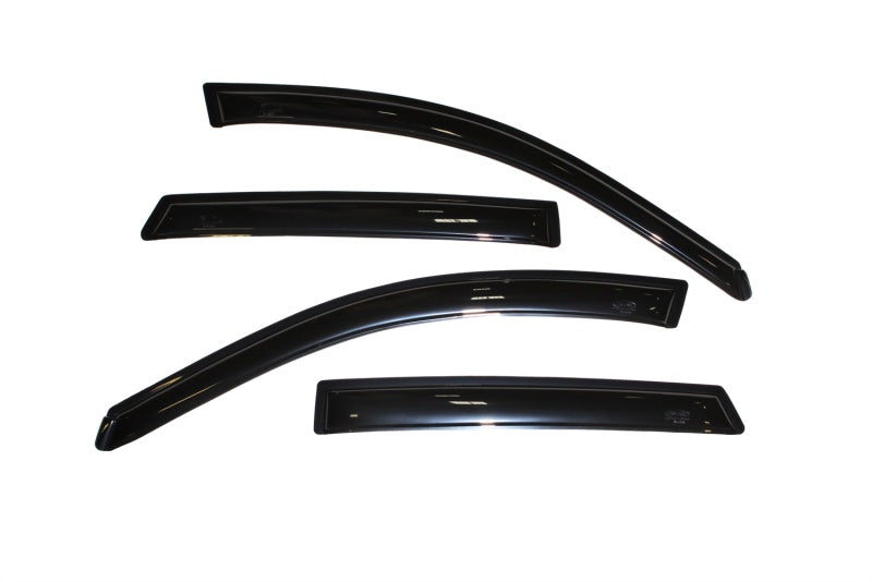 AVS 03-08 Pontiac Vibe Ventvisor Outside Mount Window Deflectors 4pc - Smoke AVS Wind Deflectors  AXOPROS