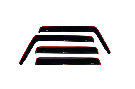 AVS 03-09 Hummer H2 Ventvisor In-Channel Window Deflectors - 4pc - Smoke AVS Wind Deflectors  AXOPROS