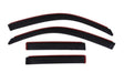 AVS 03-09 Toyota 4Runner Ventvisor In-Channel Front & Rear Window Deflectors 4pc - Smoke AVS Wind Deflectors  AXOPROS