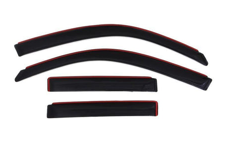 AVS 03-09 Toyota 4Runner Ventvisor In-Channel Front & Rear Window Deflectors 4pc - Smoke AVS Wind Deflectors  AXOPROS