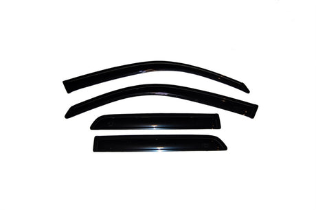 AVS 03-09 Toyota 4Runner Ventvisor Outside Mount Window Deflectors 4pc - Smoke AVS Wind Deflectors  AXOPROS