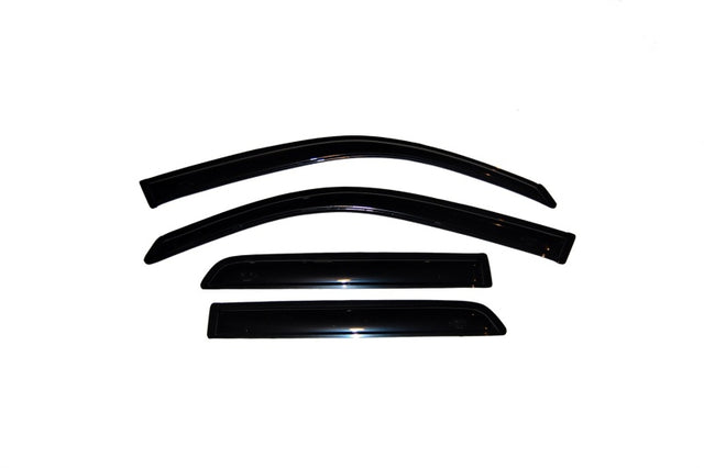 AVS 03-09 Toyota 4Runner Ventvisor Outside Mount Window Deflectors 4pc - Smoke AVS Wind Deflectors  AXOPROS
