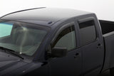 AVS 04-15 Nissan Titan Crew Cab Ventvisor Outside Mount Window Deflectors 4pc - Smoke AVS Wind Deflectors  AXOPROS