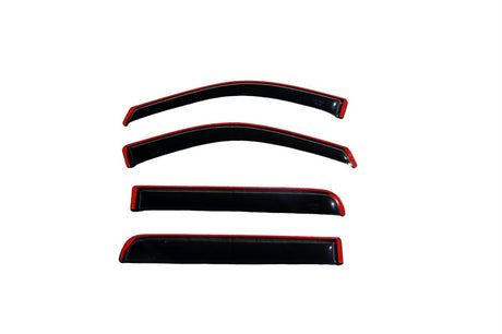 AVS 06-08 Lincoln Mark LT Ventvisor In-Channel Front & Rear Window Deflectors 4pc - Smoke AVS Wind Deflectors  AXOPROS