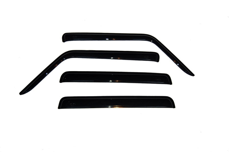 AVS 06-10 Jeep Commander Ventvisor Outside Mount Window Deflectors 4pc - Smoke AVS Wind Deflectors  AXOPROS