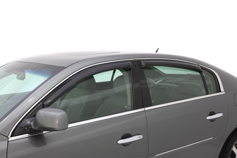 AVS 06-12 Buick Lucerne Ventvisor Outside Mount Window Deflectors 4pc - Smoke AVS Wind Deflectors  AXOPROS