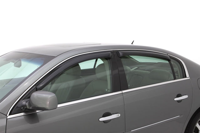 AVS 06-12 Buick Lucerne Ventvisor Outside Mount Window Deflectors 4pc - Smoke AVS Wind Deflectors  AXOPROS