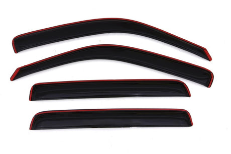 AVS 06-14 Honda Ridgeline Ventvisor In-Channel Front & Rear Window Deflectors 4pc - Smoke AVS Wind Deflectors  AXOPROS