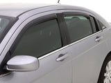 AVS 07-10 Chrysler Sebring Ventvisor In-Channel Front & Rear Window Deflectors 4pc - Smoke AVS Wind Deflectors  AXOPROS
