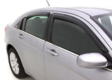 AVS 07-10 Chrysler Sebring Ventvisor Outside Mount Window Deflectors 4pc - Smoke AVS Wind Deflectors  AXOPROS