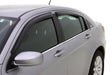 AVS 07-10 Chrysler Sebring Ventvisor Outside Mount Window Deflectors 4pc - Smoke AVS Wind Deflectors  AXOPROS