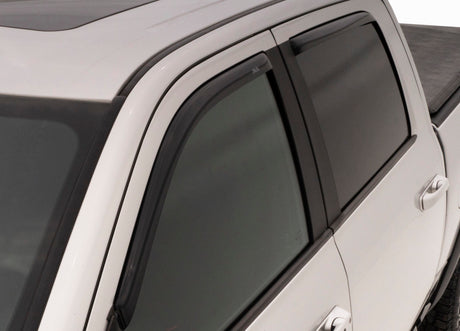 AVS 07-13 Chevy Silverado 1500 Ext. Cab Ventvisor Front & Rear Window Deflectors 4pc - Smoke AVS Wind Deflectors  AXOPROS