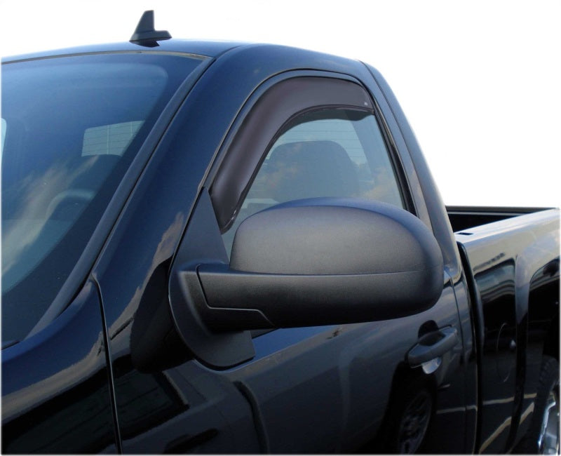 AVS 07-13 Chevy Silverado 1500 Standard Cab Ventvisor In-Channel Window Deflectors 2pc - Smoke AVS Wind Deflectors  AXOPROS