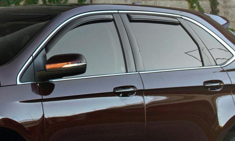 AVS 07-14 Cadillac Escalade Ventvisor In-Channel Front & Rear Window Deflectors 4pc - Smoke AVS Wind Deflectors  AXOPROS
