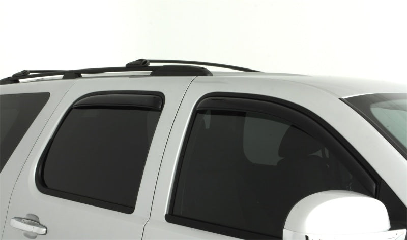 AVS 07-14 Chevy Tahoe Ventvisor In-Channel Front & Rear Window Deflectors 4pc - Smoke AVS Wind Deflectors  AXOPROS