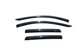 AVS 07-14 Ford Edge Ventvisor Outside Mount Window Deflectors 4pc - Smoke AVS Wind Deflectors  AXOPROS