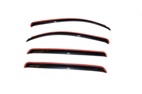AVS 07-18 Toyota Tundra Crewmax Ventvisor In-Channel Front & Rear Window Deflectors 4pc - Smoke AVS Wind Deflectors  AXOPROS
