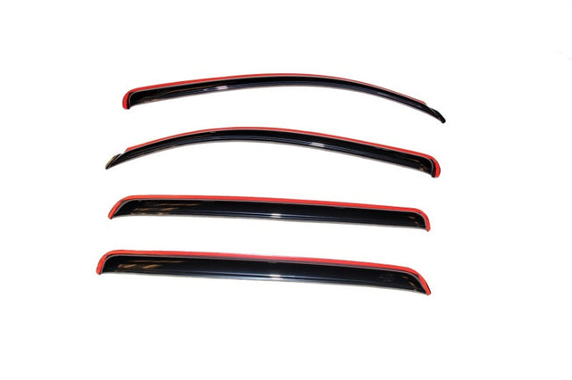 AVS 07-18 Toyota Tundra Crewmax Ventvisor In-Channel Front & Rear Window Deflectors 4pc - Smoke AVS Wind Deflectors  AXOPROS
