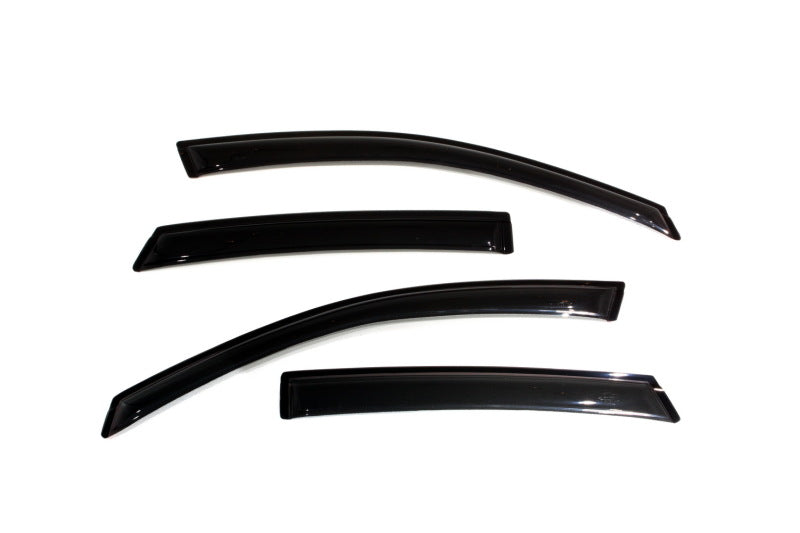 AVS 08-11 Ford Focus Ventvisor Outside Mount Window Deflectors 4pc - Smoke AVS Wind Deflectors  AXOPROS