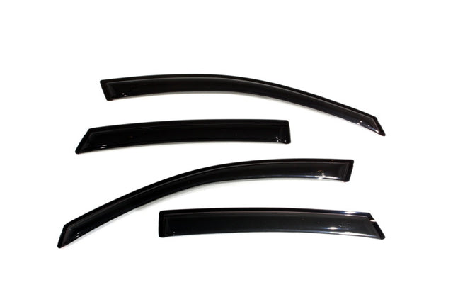 AVS 08-11 Ford Focus Ventvisor Outside Mount Window Deflectors 4pc - Smoke AVS Wind Deflectors  AXOPROS