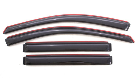 AVS 08-17 Buick Enclave Ventvisor In-Channel Front & Rear Window Deflectors 4pc - Smoke AVS Wind Deflectors  AXOPROS