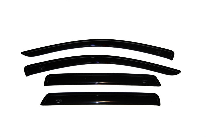 AVS 08-18 Dodge Journey Ventvisor Outside Mount Window Deflectors 4pc - Smoke AVS Wind Deflectors  AXOPROS