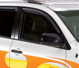 AVS 08-18 Toyota Sequoia Ventvisor In-Channel Front & Rear Window Deflectors 4pc - Smoke AVS Wind Deflectors  AXOPROS