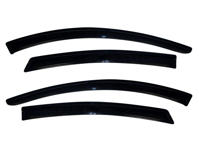 AVS 09-13 Mazda 6 Ventvisor Outside Mount Window Deflectors 4pc - Smoke AVS Wind Deflectors  AXOPROS