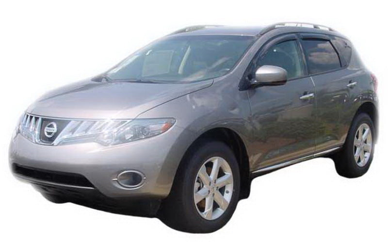AVS 09-14 Nissan Murano Ventvisor Outside Mount Window Deflectors 4pc - Smoke AVS Wind Deflectors  AXOPROS