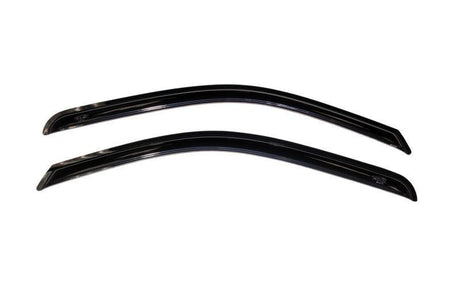 AVS 09-18 Dodge RAM 1500 Standard Cab Ventvisor Outside Mount Window Deflectors 2pc - Smoke AVS Wind Deflectors  AXOPROS