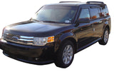 AVS 09-18 Ford Flex Ventvisor Outside Mount Window Deflectors 4pc - Smoke AVS Wind Deflectors  AXOPROS