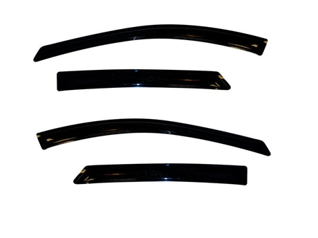 AVS 10-15 Hyundai Tucson Ventvisor Outside Mount Window Deflectors 4pc - Smoke AVS Wind Deflectors  AXOPROS