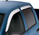 AVS 10-17 Chevy Equinox Ventvisor Outside Mount Front & Rear Window Deflectors 4pc - Chrome AVS Wind Deflectors  AXOPROS