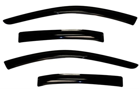 AVS 10-18 Ford Taurus Ventvisor Outside Mount Window Deflectors 4pc - Smoke AVS Wind Deflectors  AXOPROS