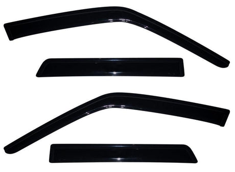 AVS 10-18 Nissan Juke Ventvisor Outside Mount Window Deflectors 4pc - Smoke AVS Wind Deflectors  AXOPROS